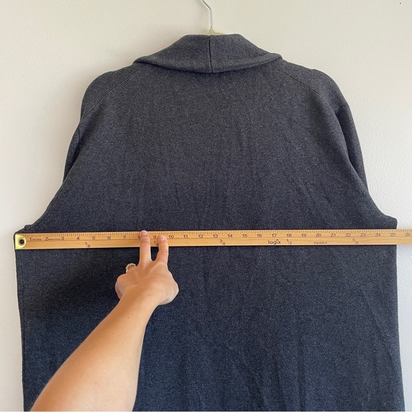 J. Crew Camille Sweater Blazer Shawl Collar Jacket XL merino wool open Sophie - Picture 9 of 12